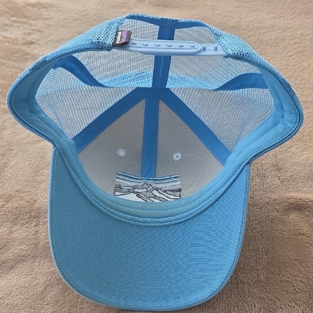 Patagonia Light Blue and White Cap - Picture 2 of 3